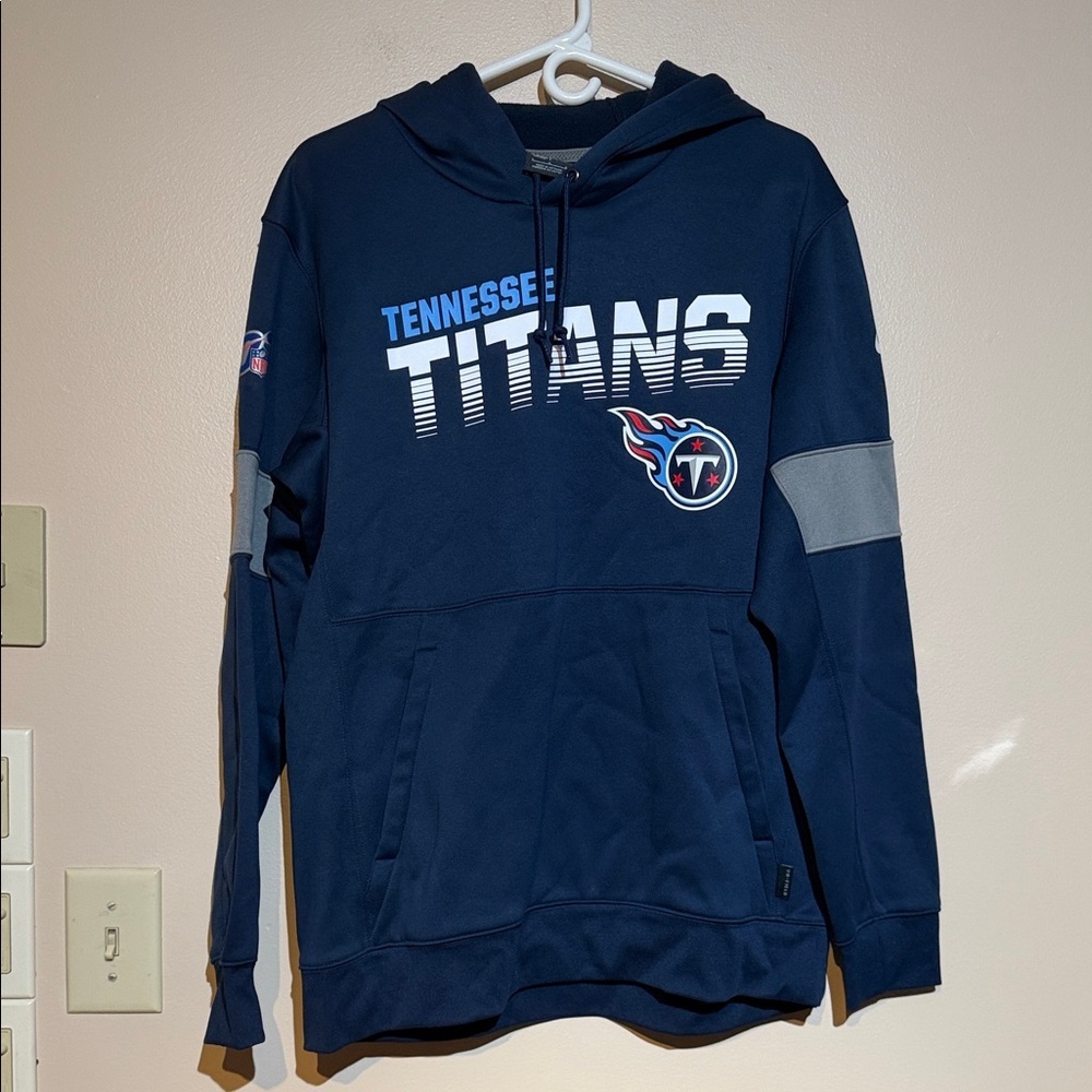 NFL Navy Titans Pullover Hoodie Tennessee